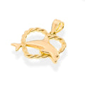 14K Gold Dolphin Pendant |