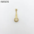 14K Gold- Microphone Pendant
