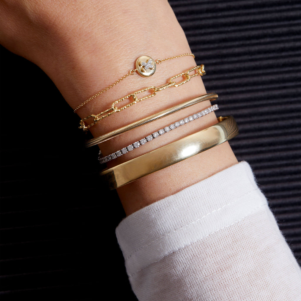 Liquid Gold Stretch Bracelet