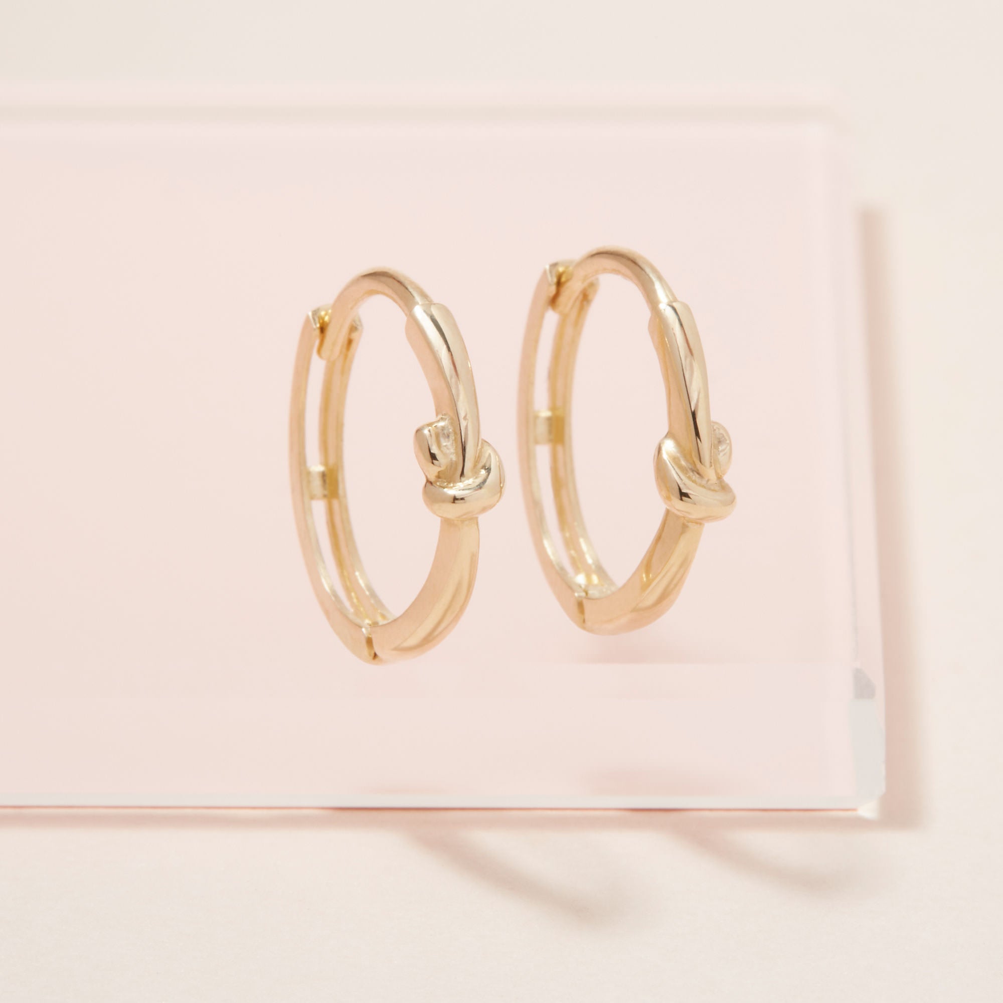 Gold Knot Huggies