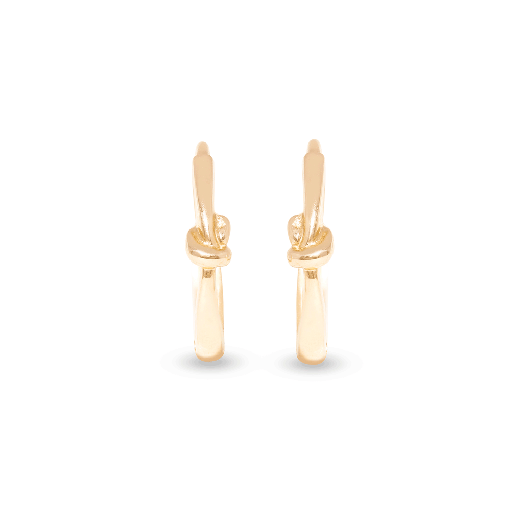 Gold Knot Huggies