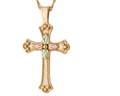 Elegant Cross - Black Hills Gold Pendant