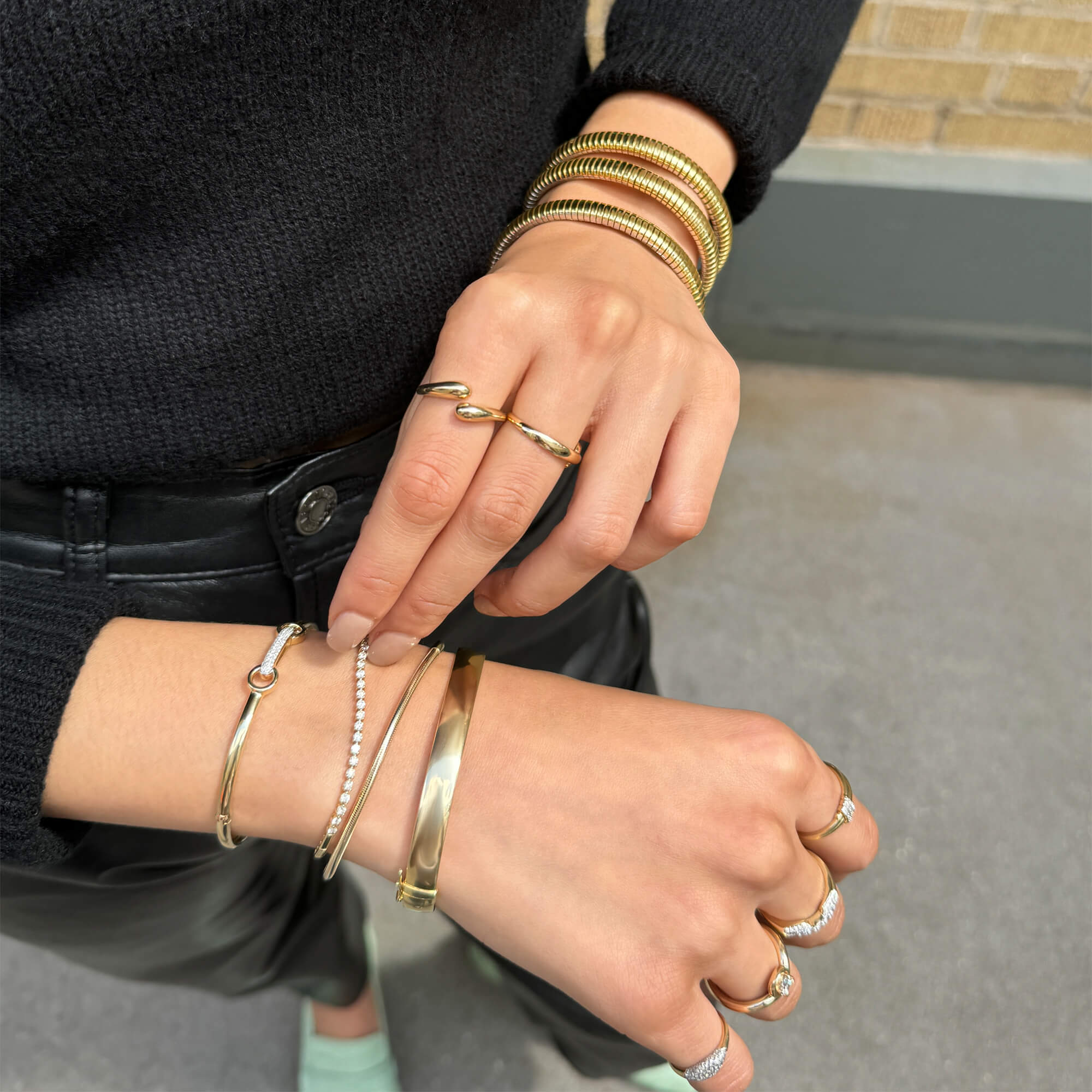 Liquid Gold Stretch Bracelet