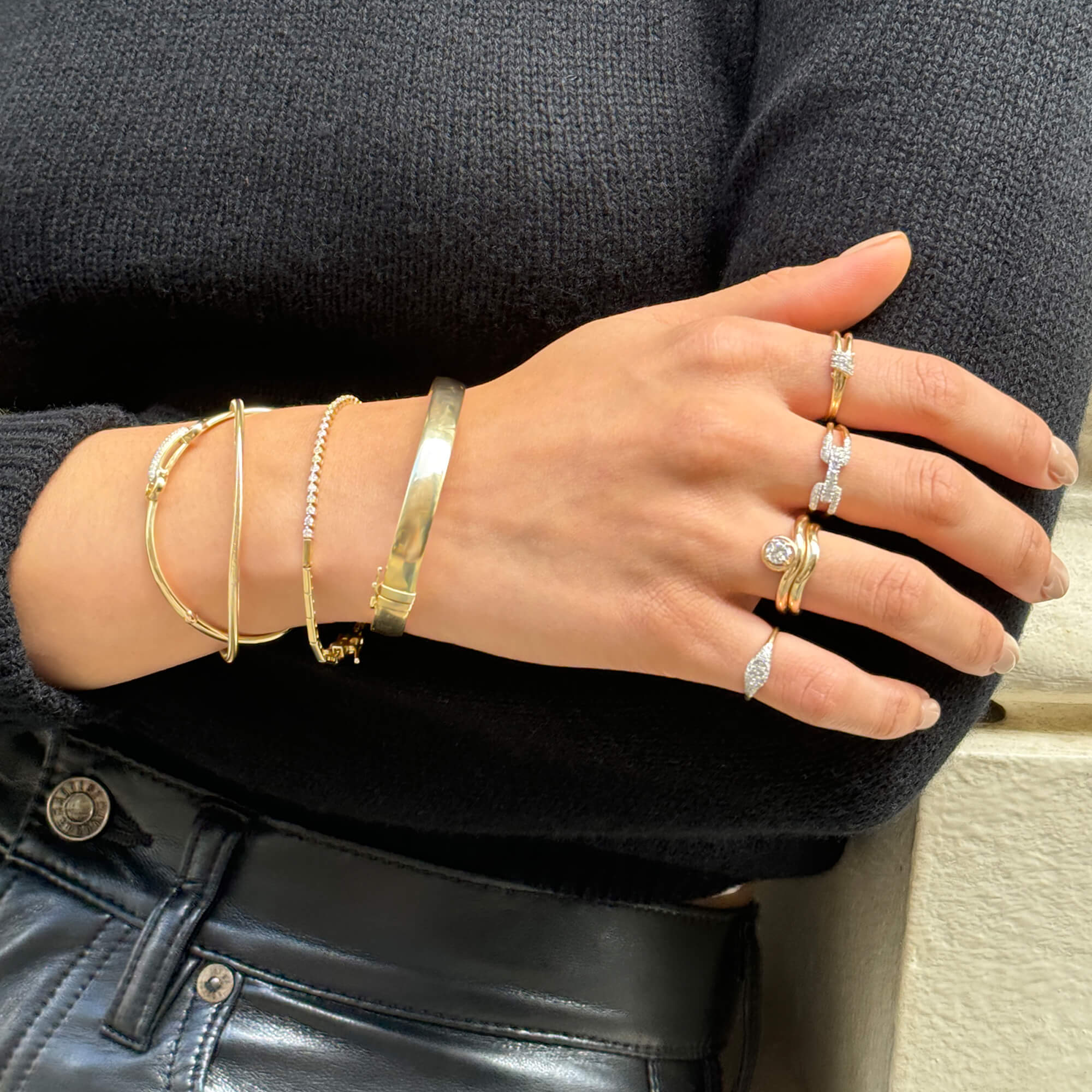 Liquid Gold Stretch Bracelet