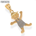 Real Gold 14K Little Boy Pendant | 14K Gold